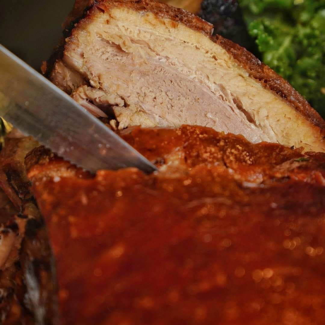 Crispy pork belly