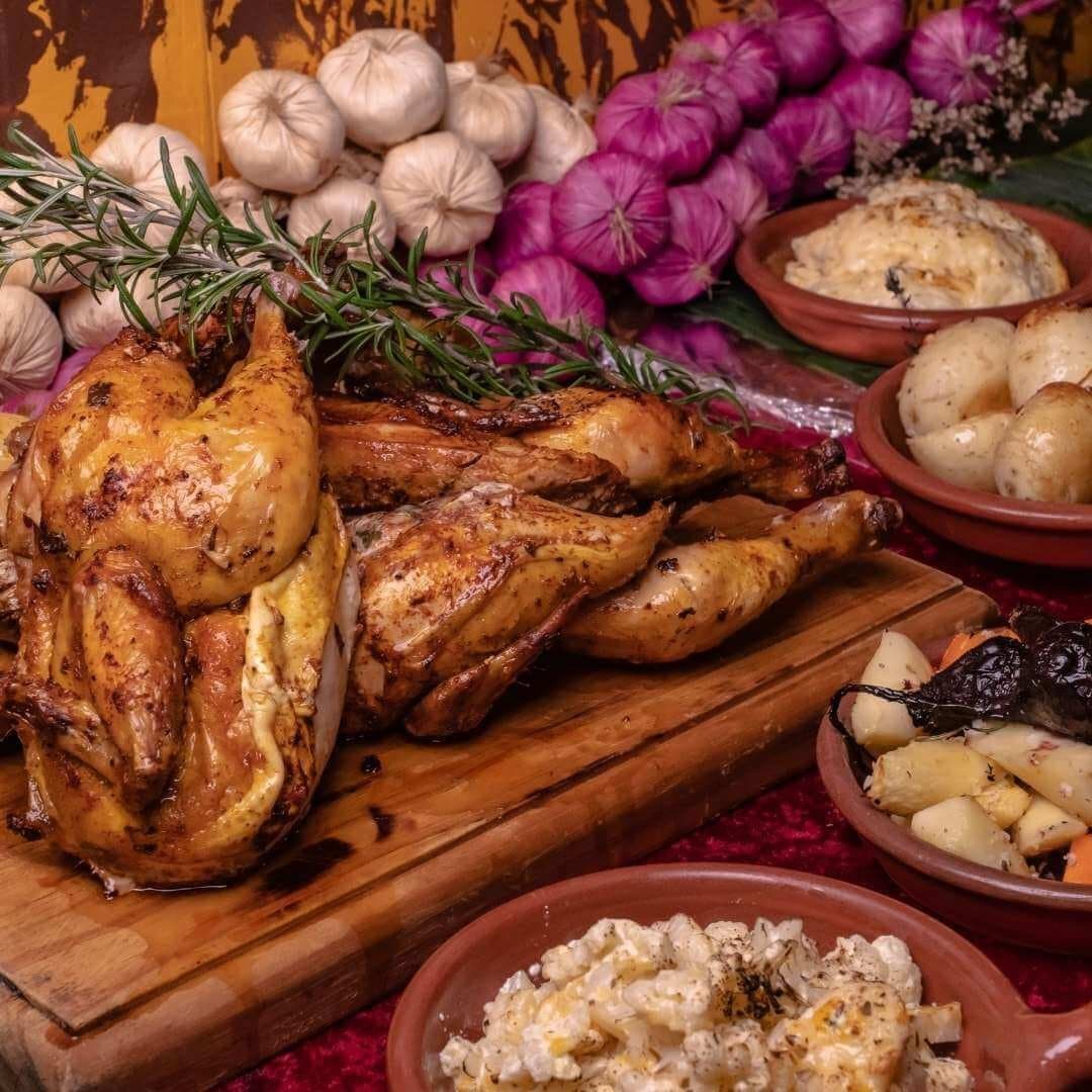 Roast chicken